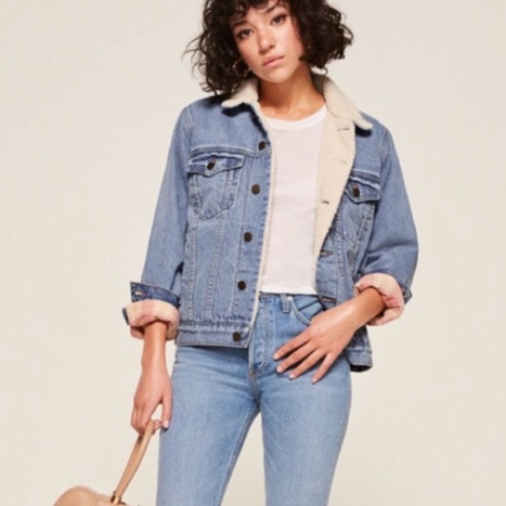 Reformation Shearling Jacket - image 3